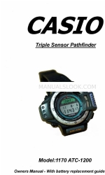 Casio 1170 ATC-1200 Gebruikershandleiding