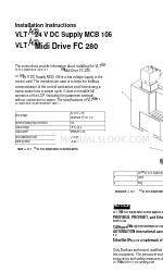 Danfoss VLT Midi Drive FC 280 Installation Instructions