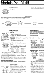 Casio 2145-1 Краткое руководство по эксплуатации