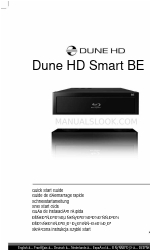 Dune HD Smart BE Manual de inicio rápido