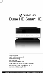 Dune HD Smart HE Panduan Memulai Cepat