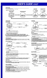 Casio 2327 사용자 설명서