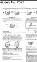 Casio 2329 매뉴얼