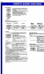 Casio 2453 User Manual