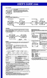 Casio 2566 사용자 설명서