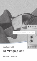 Danfoss DEVIreg 316 Panduan Instalasi