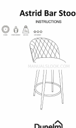 Dunelm Astrid Bar Stool Instrukcja obsługi