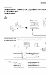 Danfoss ECL Comfort 110 Installatiehandleiding