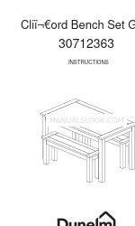 Dunelm Clifford 30712363 Instructions