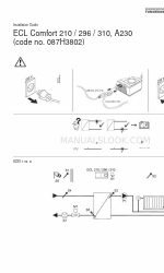 Danfoss ECL Comfort 210 Руководство по установке