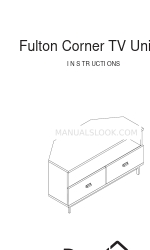 Dunelm Fulton Corner TV Unit Manuale di istruzioni