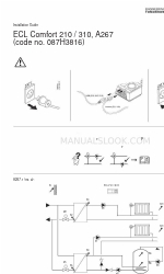 Danfoss ECL Comfort 210 Руководство по установке