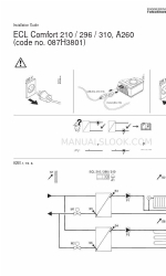 Danfoss ECL Comfort 210 Руководство по установке