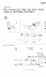 Danfoss ECL Comfort 210 Руководство по установке