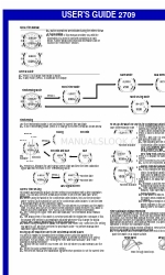 Casio 2709 사용자 설명서