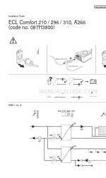 Danfoss ECL Comfort 296 Manual de instalación