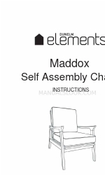 Dunelm Maddox Self Assembly Chair Instrukcja obsługi