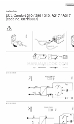 Danfoss ECL Comfort 296 Manual de instalación