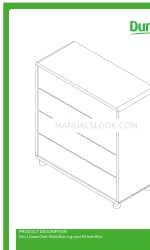 Dunelm Soho 4 Drawer Chest Opis produktu