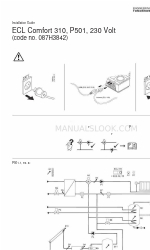 Danfoss ECL Comfort 310 Installation Manual