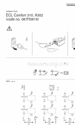 Danfoss ECL Comfort 310, A302 Installatiehandleiding