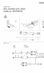 Danfoss ECL Comfort 310, A333 Manual de instalação