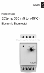 Danfoss ECtemp 330 Manuale di installazione