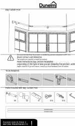 Dunelm Bay Curtain Pole Handmatig