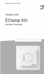 Danfoss ECtemp 531 Manual de instalação