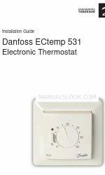 Danfoss ECtemp 531 Manual de instalação