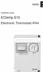 Danfoss ECtemp 610 Installatiehandleiding