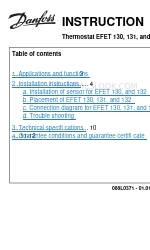 Danfoss EFET 130 Instruction