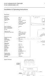 Danfoss FH-RT Installation & Operating Instructions Manual