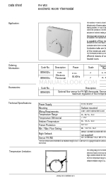 Danfoss FH-WS Информационный лист