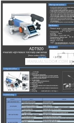 Additel ADT920 Manuel de l'utilisateur