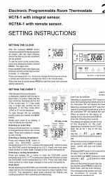 Danfoss HC75A-1 Инструкции по настройке