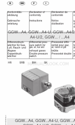 Dungs GGW A4 Series 取扱説明書