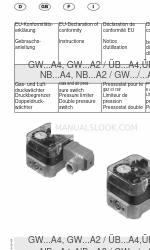 Dungs GW A2 Series Manual de instrucciones