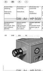 Dungs GW A4 HP SGS Series Petunjuk Manual