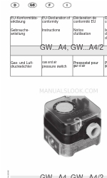 Dungs GW A4/2 Series Petunjuk Manual