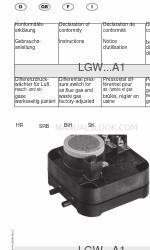 Dungs LGW A1 Series Instrukcja obsługi