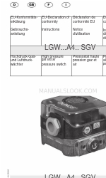 Dungs LGW A4 SGV Series Instructions Manual