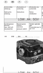 Dungs LGW A4 SGV Series Operation And Assembly Instructions