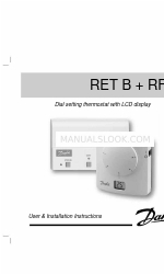 Danfoss RET B + RF Gebruikers- en installatiehandleiding