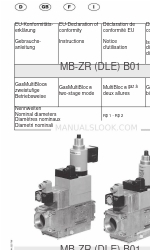 Dungs GasMultiBloc MB-ZRD 420 B01 Manuale di istruzioni