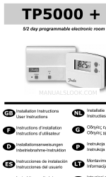 Danfoss TP5000 RF Si Panduan Instalasi dan Petunjuk Pengguna