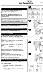 Danfoss TP7001 series User Instructions