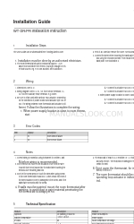 Danfoss WT-DR Installationshandbuch