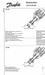 Danfoss AV210 NC/NF Instructie