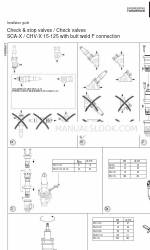 Danfoss CHV-X 15-125 Manual de instalación